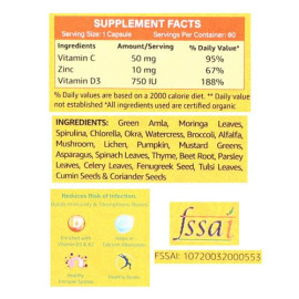 Vitamin C + D3 + Zinc Capsules