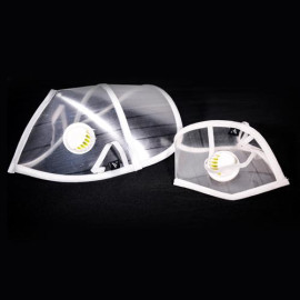 Non-Porus Transparent Face Mask