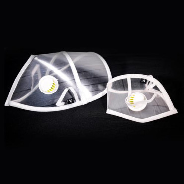 Non-Porus Transparent Face Mask